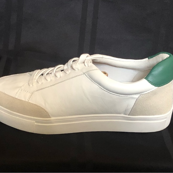 BIRDIES The Cardinal Women's Size 9 White Leather Comfort Sneakers - Picture 3 of 10